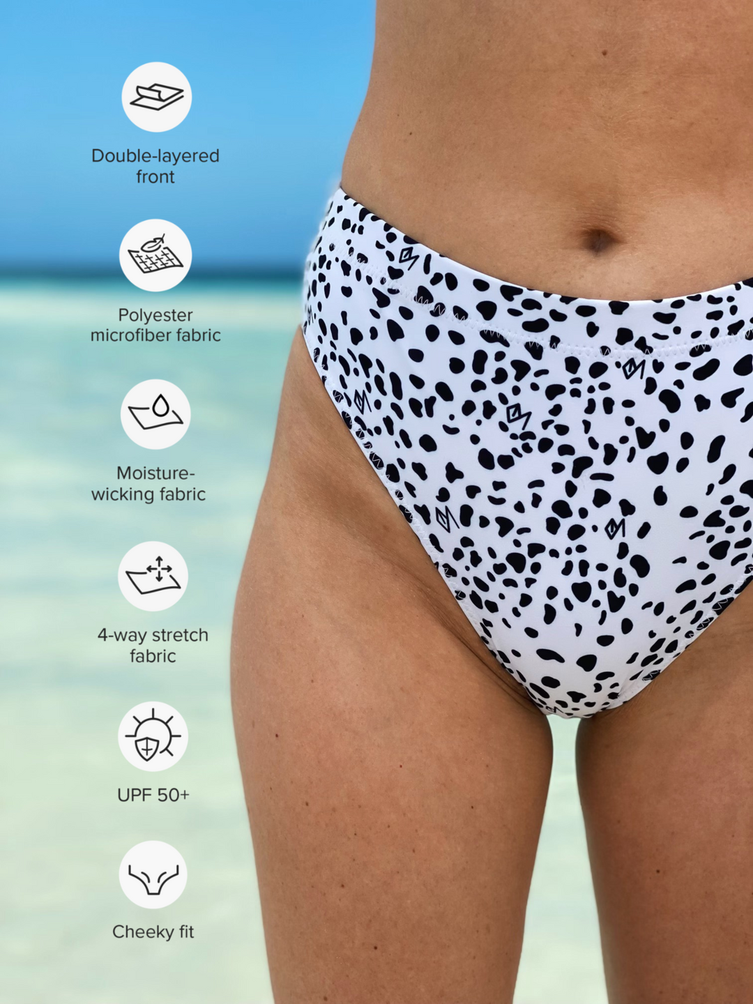 Soleil Searcher High-Waisted Bikini Bottom